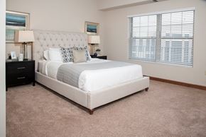 Edina apartment for rent - spacious bedroom with large window