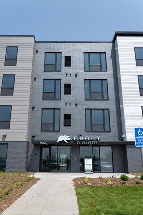 Rosemount apartment for rent - The building is called Croft and it is a modern apartment complex.