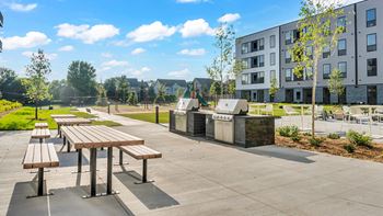 Bbq/picnic area with firepit
