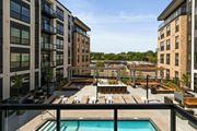 Minnetonka apartment for rent - Poolside Outdoor Lounge and Entertainment Area at Residences at 1700, Minnesota, 55305