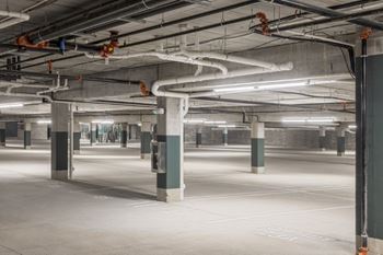 Secured parking garage