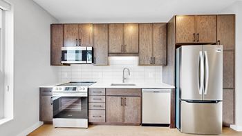 Efficient kitchen appliances (refrigerator, dishwasher, microwave, stove/oven)