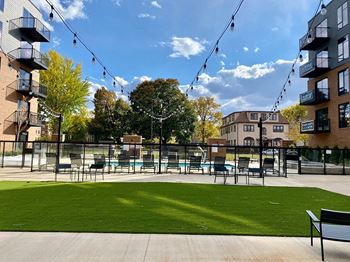 Dog run outdoor green space