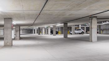 Free underground heated parking