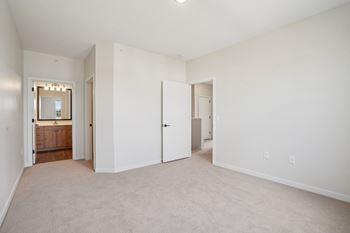 Tight-weave carpet in bedrooms