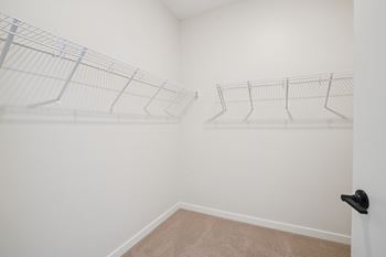 Ample closet space
