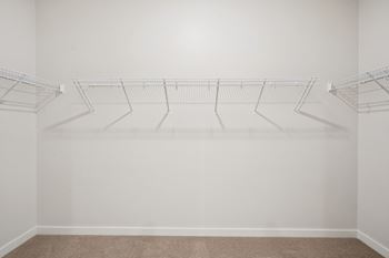 Ample closet space