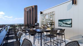 St. Paul apartment for rent - Private Terrace at Stella St. Paul Apartments, St. Paul, 55102
