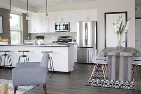 St Louis Park apartment for rent - Gourmet Kitchens with Islands at The Shoreham, St. Louis Park, 55416