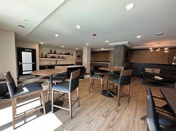 Common area with kitchen
