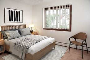 Minneapolis apartment for rent - Primary Bedroom at The Fremont Apartments, Minneapolis, 55408