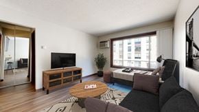 Minneapolis apartment for rent - Open Living Room at The Fremont Apartments, Minneapolis, MN, 55408