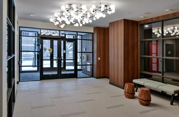 Spacious lobby