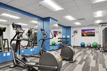 Fully equipped fitness center