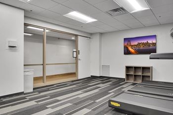 High-tech fitness center