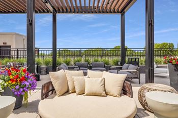 Poolside seating