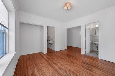 Floor plan for studio, 1 bath, 320 sqft