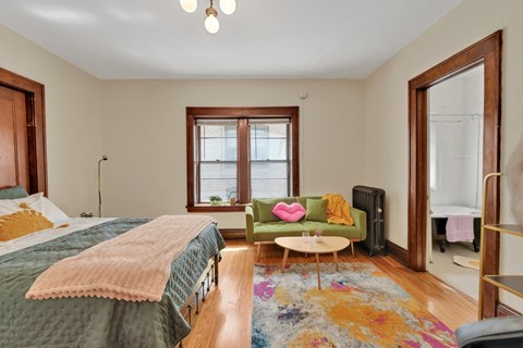 Floor plan for studio, 1 bath, 336 sqft