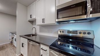 Chef-inspired kitchens feature stainless steel appliances