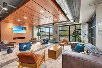 Clubroom with tv