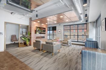 Business center with conference room and private work room
