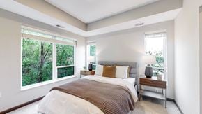 South St. Paul apartment for rent - Bedroom With Expansive Windows at The Yards and Backyards, South St. Paul, 55075