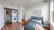 Minneapolis apartment for rent - Bedroom With Washer Dryer at Tyler Street Stacks, Minneapolis, 55413