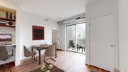 Minneapolis apartment for rent - Work Desk at Tyler Street Stacks, Minneapolis Minnesota