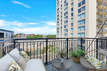 Private balcony and patio
