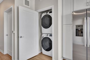 In home full size washer and dryer
