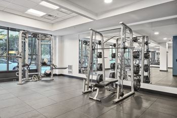 Modern fitness center
