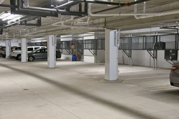 Heated underground parking
