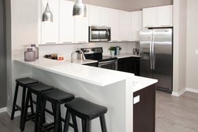 Plymouth apartment for rent - The Axis Model Kitchen at The Axis, Plymouth, Minnesota