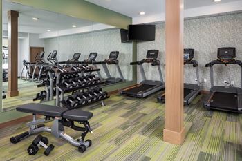 Two 24 hour fitness centers
