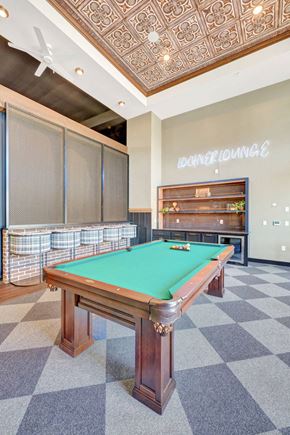 White Bear Lake apartment for rent - Game Room With Pool Table at Lochner Apartments, White Bear Lake, MN,  55110