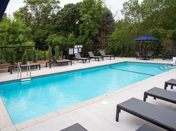 Upii outdoor pool with sundeck