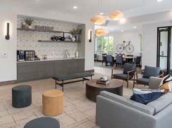 Urban park ii lobby area with complimentary coffee bar
