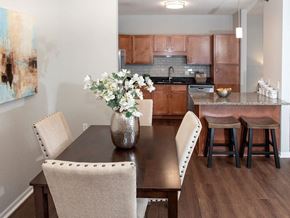 Minnetonka apartment for rent - Dining And Kitchen Area at Waterstone Place, Minnesota, 55305