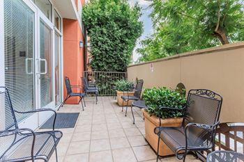 A patio