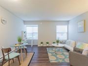 Daly City apartment for rent - a living room with a couch and a table at Skyline Heights Apartments, California