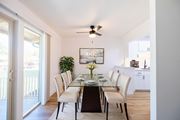 Santa Clara apartment for rent - A dining room with a table set for six at Summerwood Apartment , California, 95050