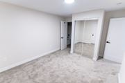 Sherman Oaks apartment for rent - empty bedroom with a mirrored closet  at The Flats on Addison, Sherman Oaks