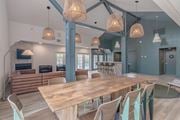 Napa apartment for rent - a dining room with a wooden table and chairs at Napa Green Apartments LLC, Napa, CA