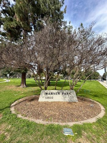 Warner park sign