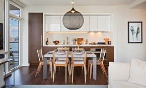 New York apartment for rent - Open concept dining room at SKY Apartments, New York
