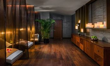 A treatment room at the spa at four seasons hotel