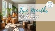 Etobicoke apartment for rent - A promotional image for a special offer of two months rent-free with a new 12-month lease at Briarlane Brand Property.