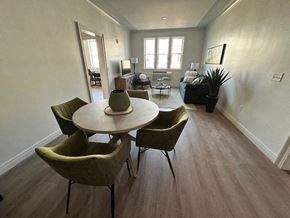 Milford apartment for rent - a dining room with a table and chairs