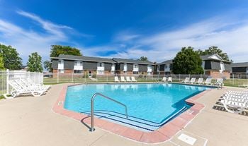 Sparkling swimming pool