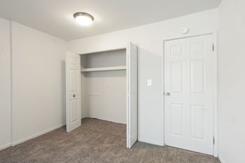 Spacious closet & storage space